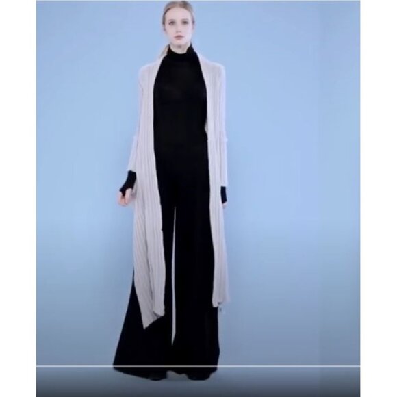 NWT Kourbela 2550 Timeless Archetypes Wrap Cardigan, White - Picture 3 of 9